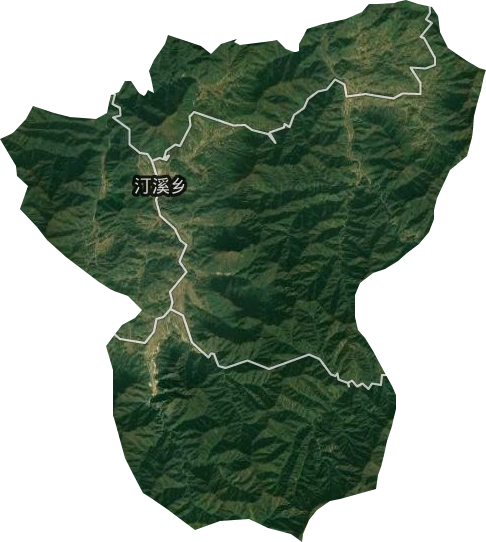 汀溪乡卫星图