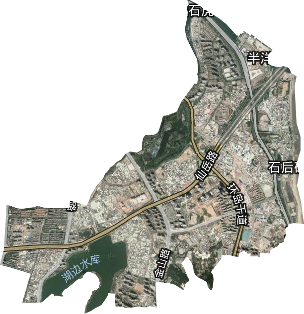 金山街道卫星图