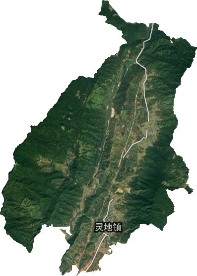 灵地镇卫星图