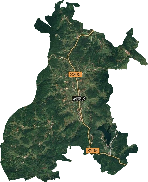 河龙乡卫星图