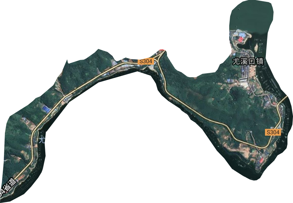 尤溪口镇卫星图