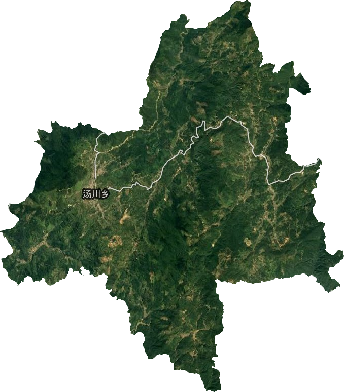 汤川乡卫星图