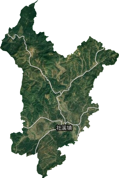 社溪镇卫星图