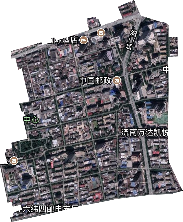 大观园街道卫星图