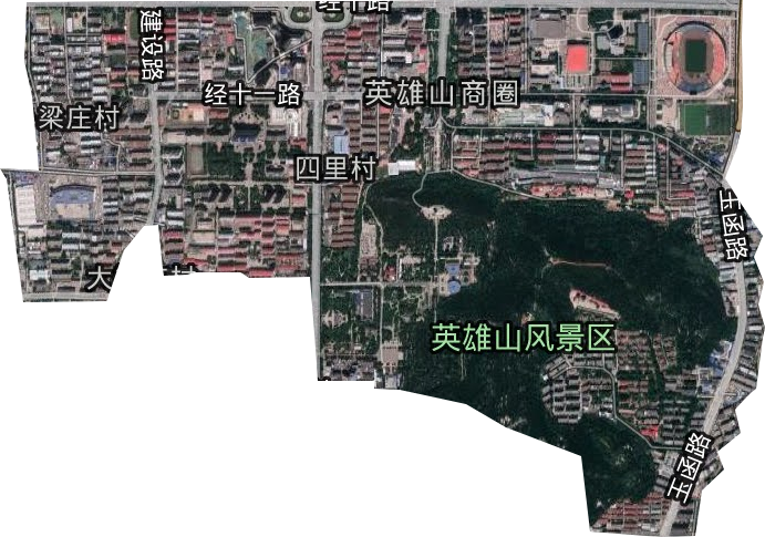 四里村街道卫星图