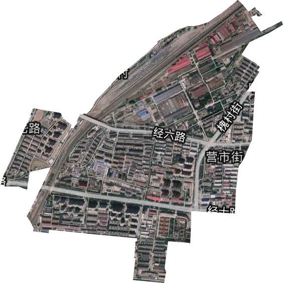 营市街街道卫星图