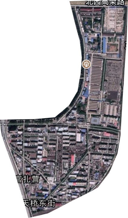 天桥东街街道卫星图