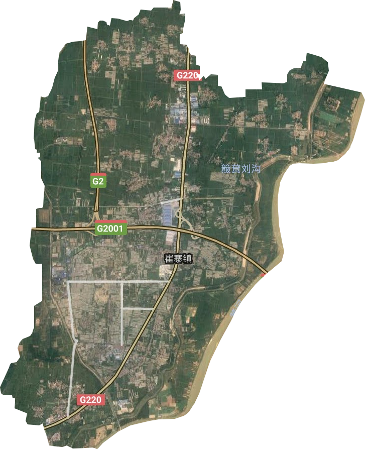 崔寨镇卫星图