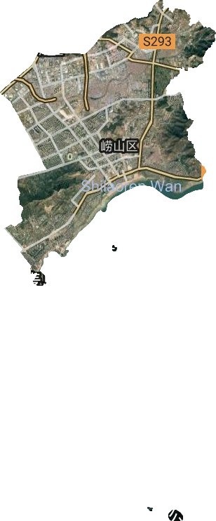 中韩街道卫星图