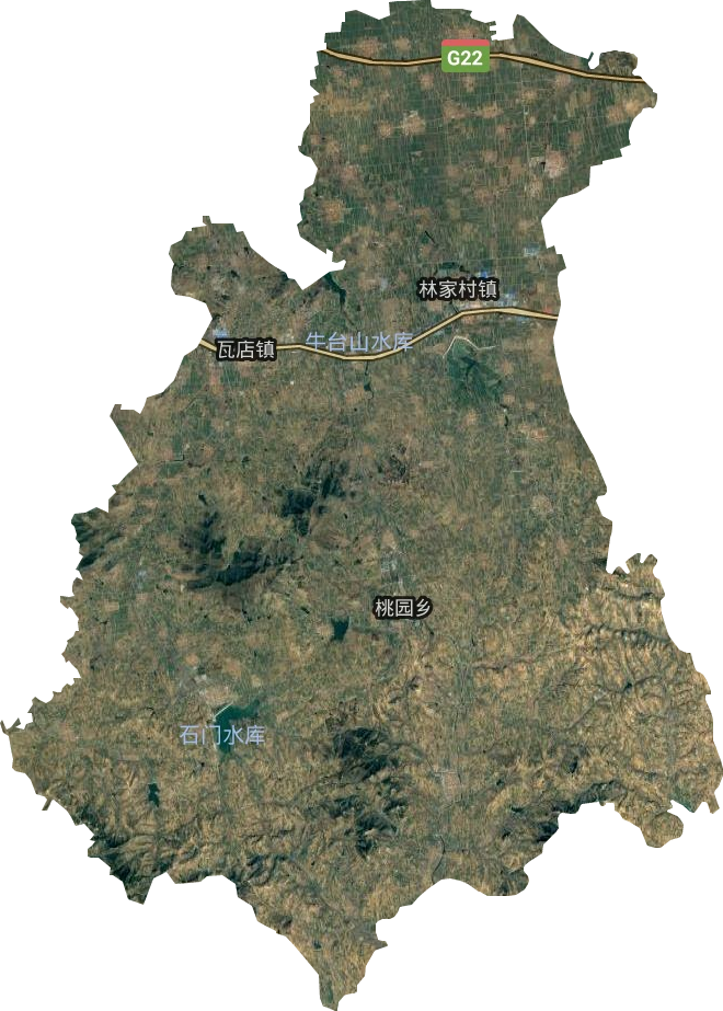 林家村镇卫星图