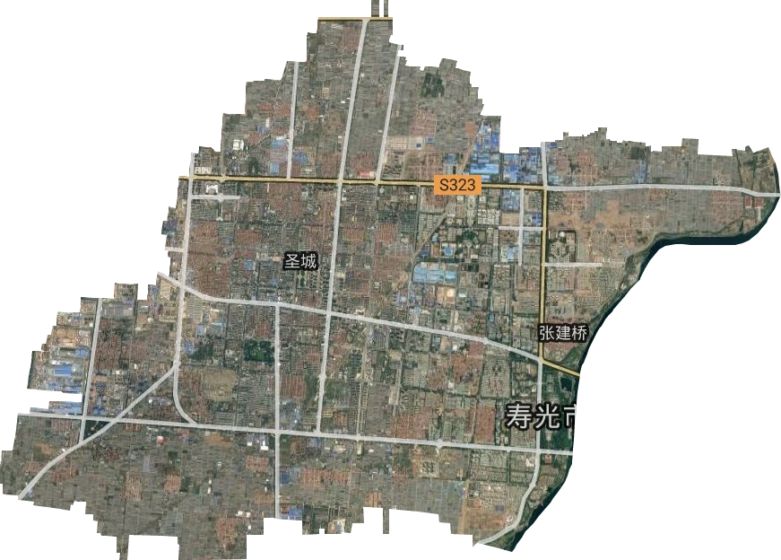 圣城街道卫星图