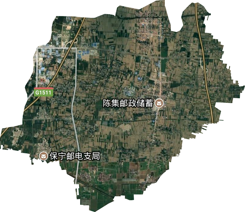 陈集镇卫星图