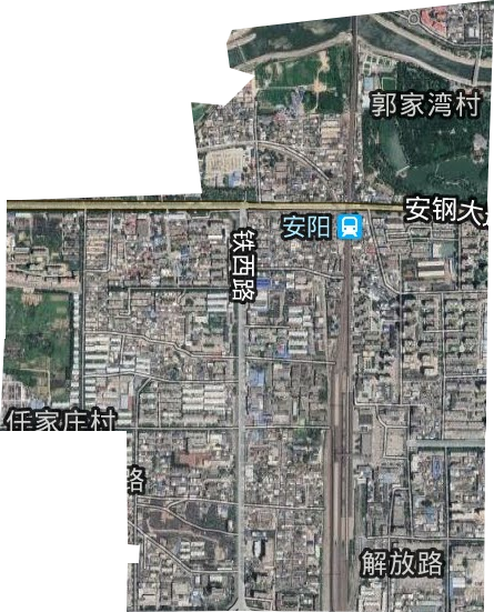 铁西路街道卫星图