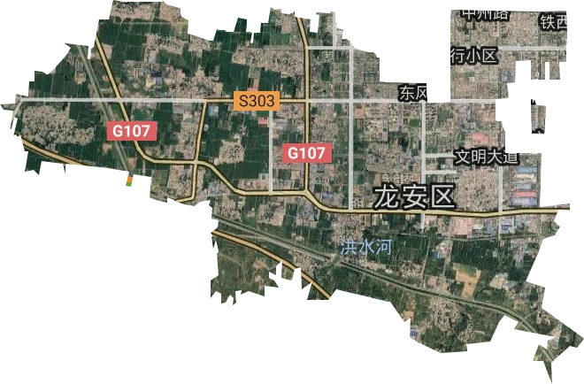 东风乡卫星图