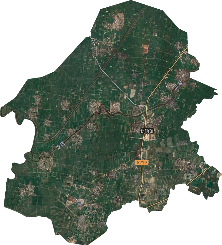 新镇镇卫星图