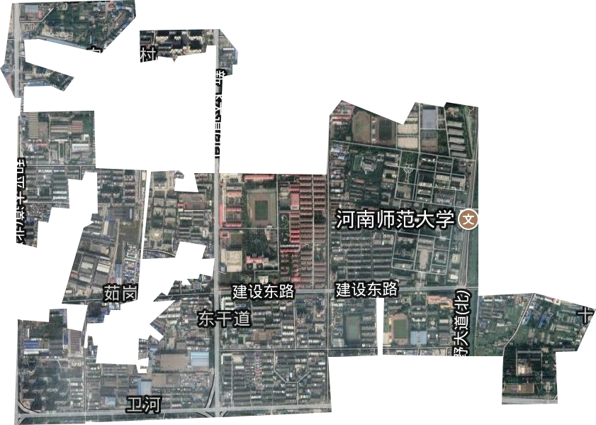 东干道街道卫星图