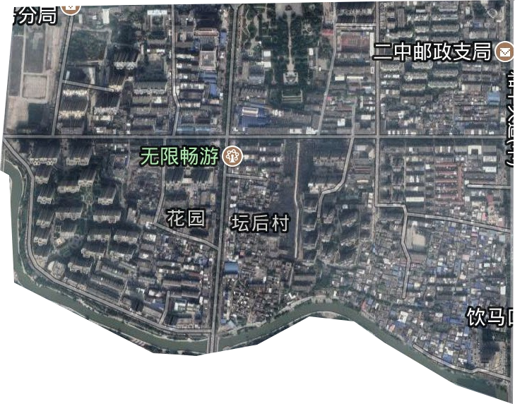 花园街道卫星图