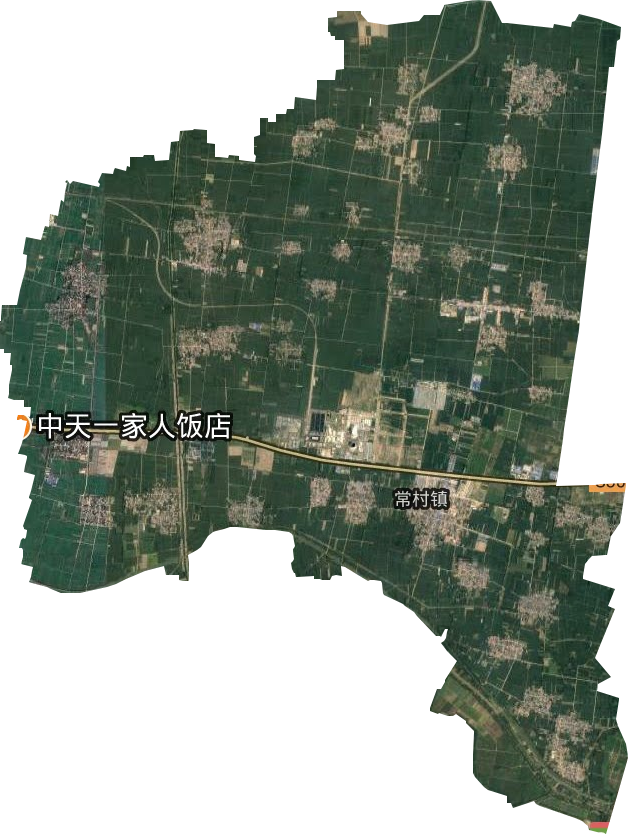 常村镇卫星图