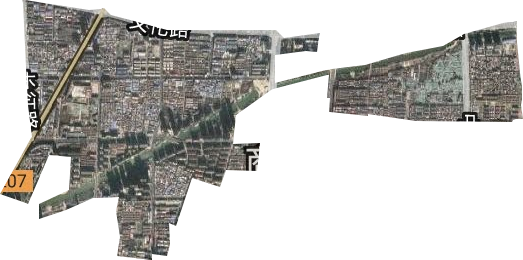 东方街道卫星图