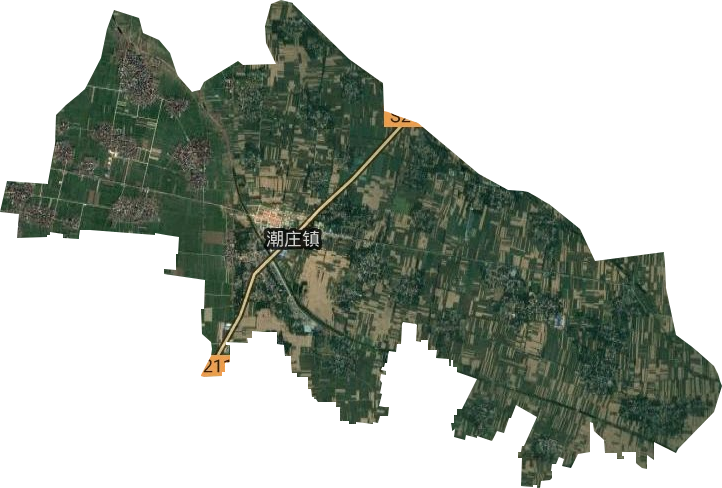 潮庄镇卫星图