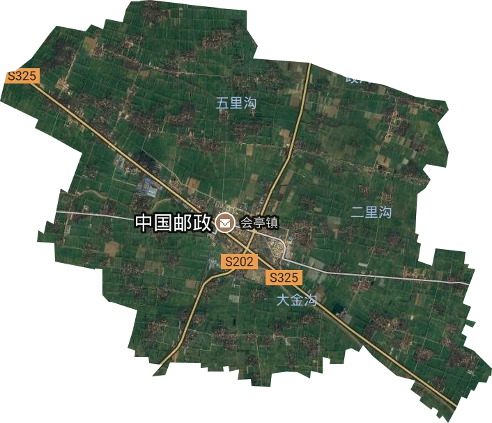会亭镇卫星图