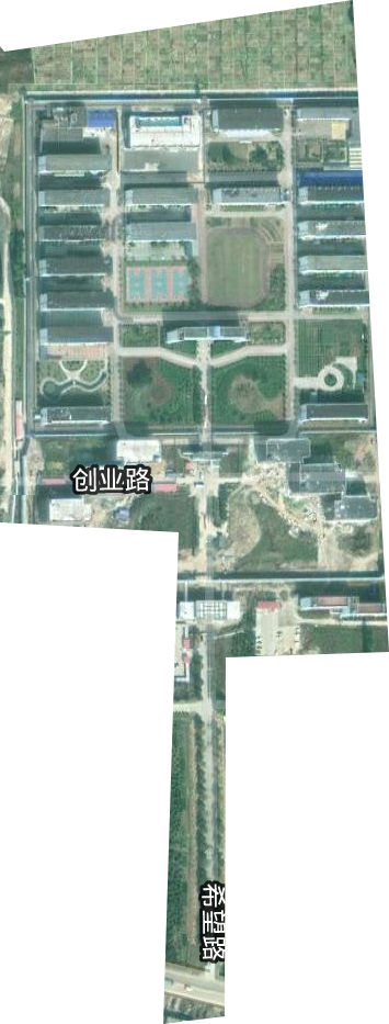 河南省五一农场卫星图