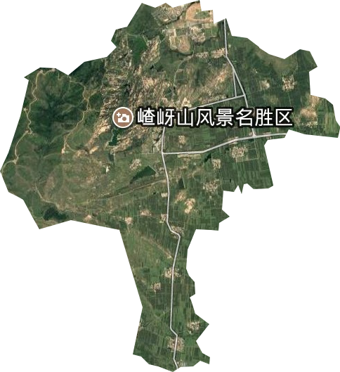 查岈山风景区卫星图