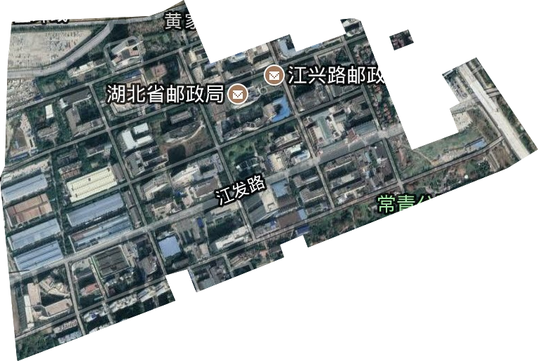 江汉经济开发区卫星图