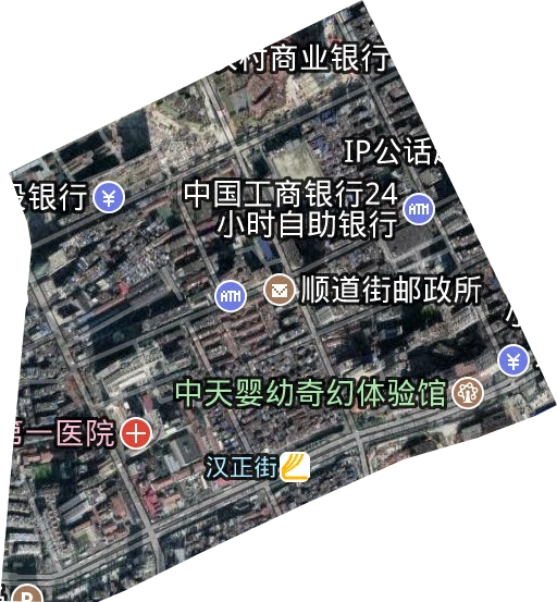 六角亭街道卫星图