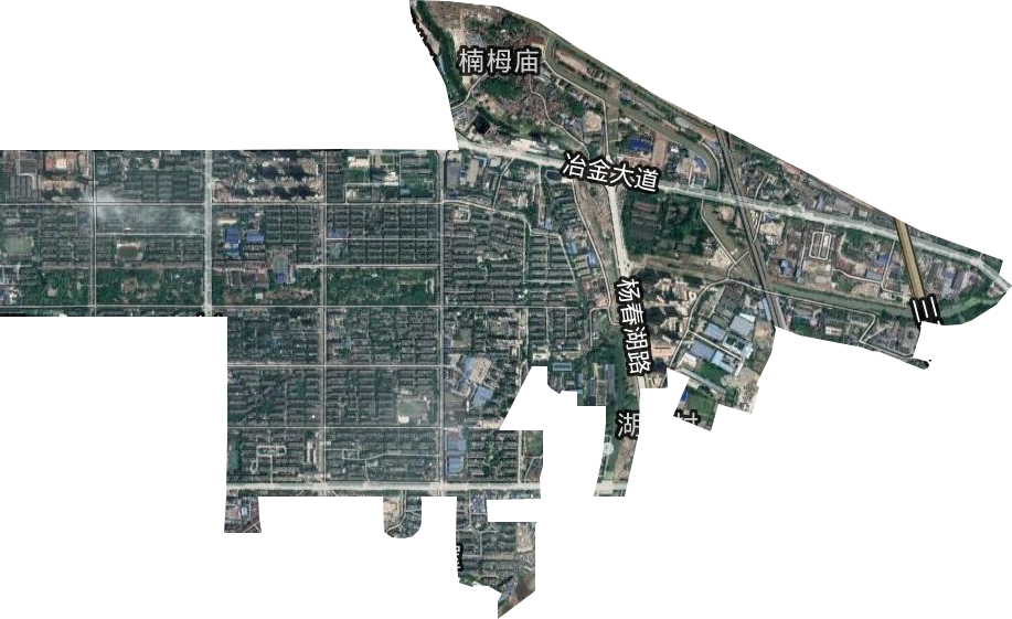 冶金街道卫星图
