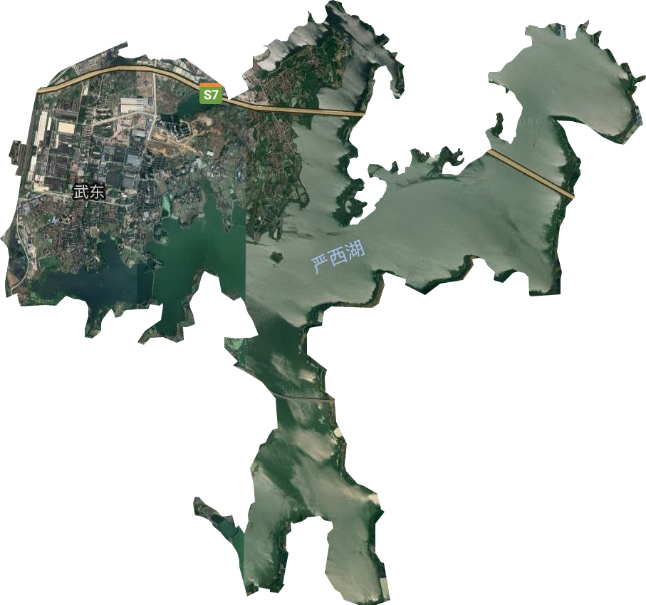 武东街道卫星图