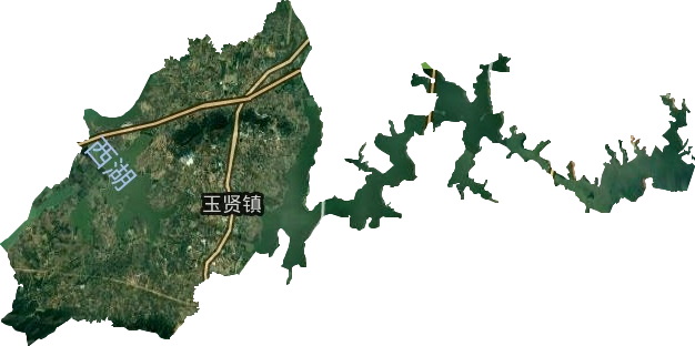 玉贤镇卫星图