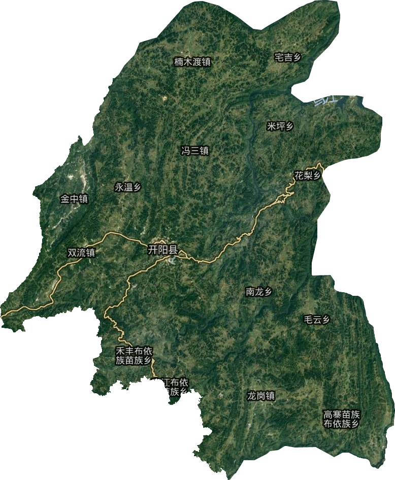 开阳县高清卫星地图,开阳县高清谷歌卫星地图