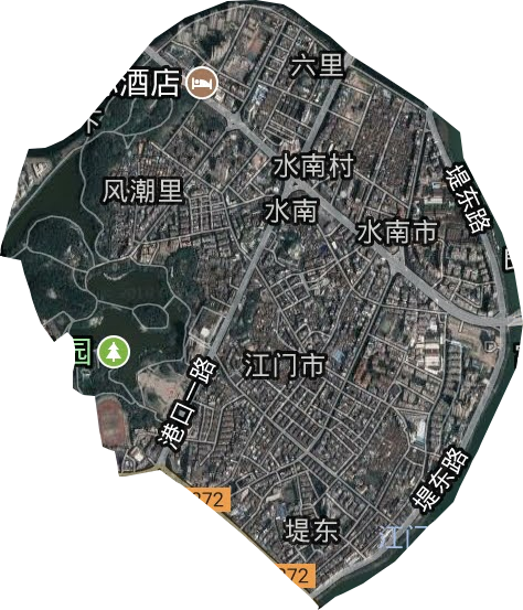 堤东街道卫星图