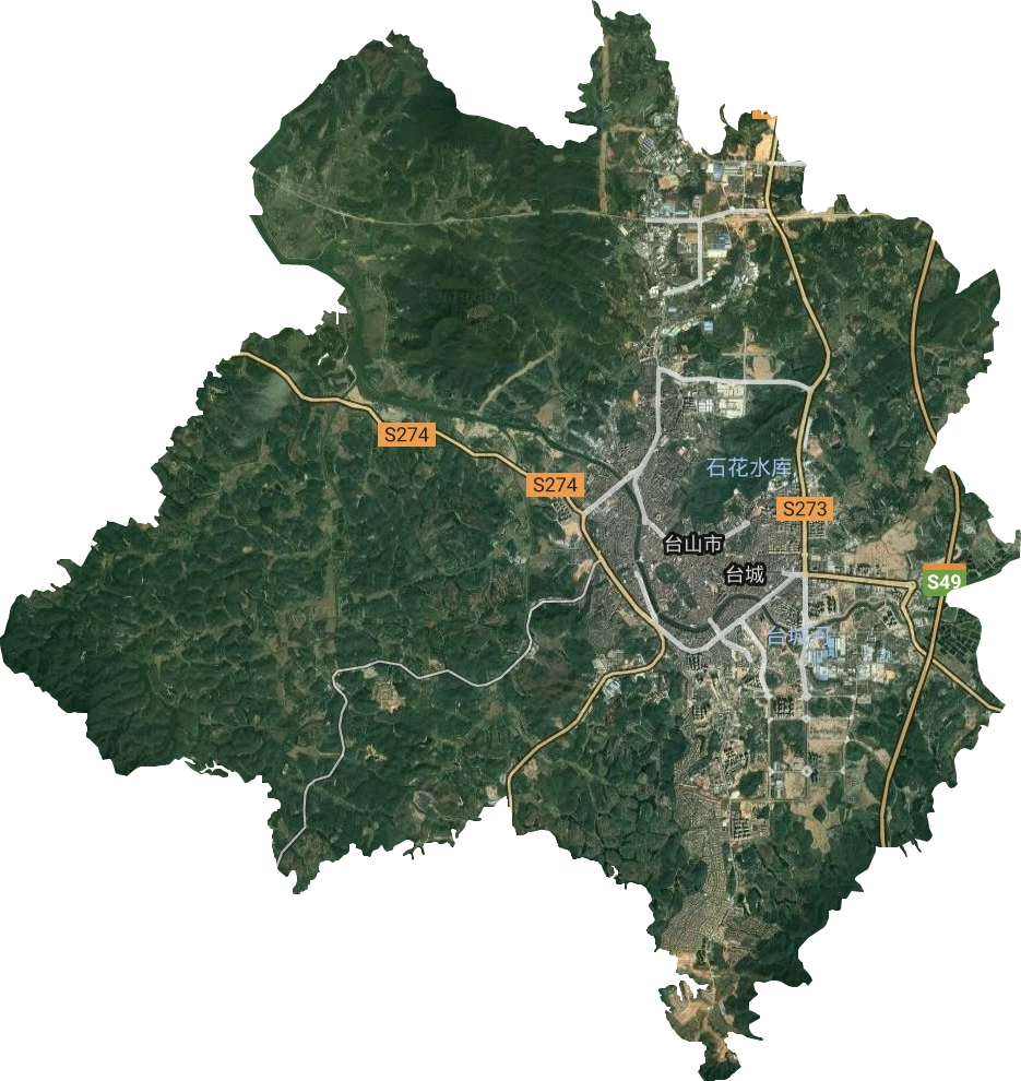 台城街道卫星图