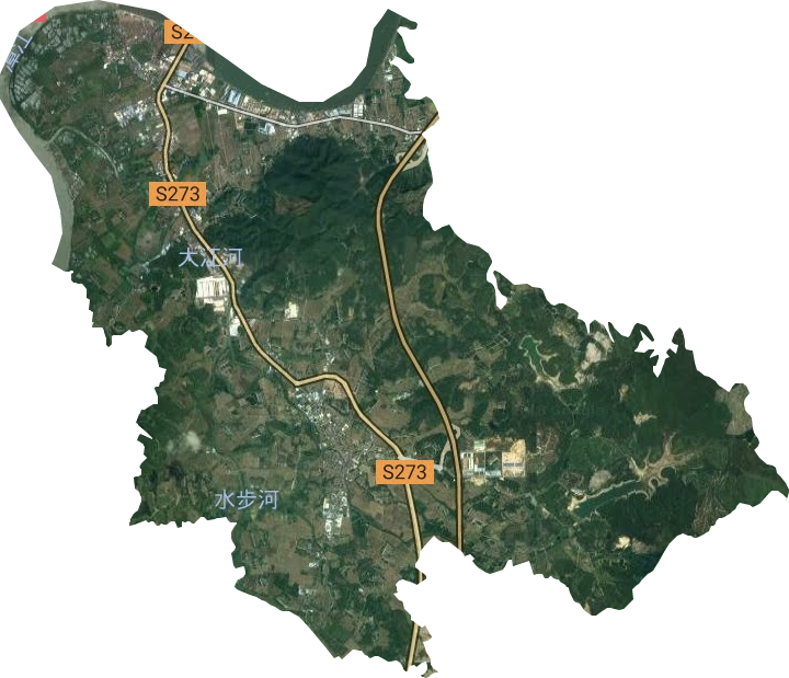 大江镇卫星图