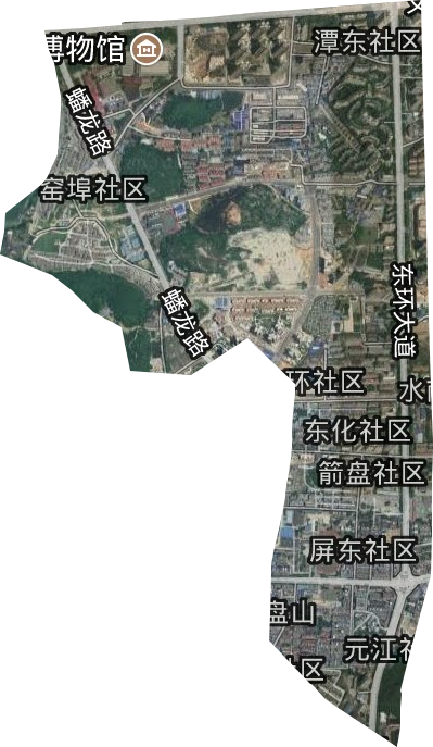 箭盘山街道卫星图