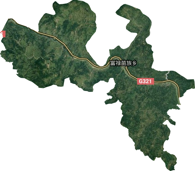 富禄苗族乡卫星图