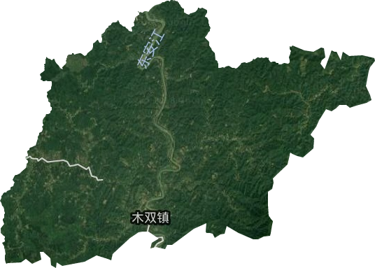 木双镇卫星图