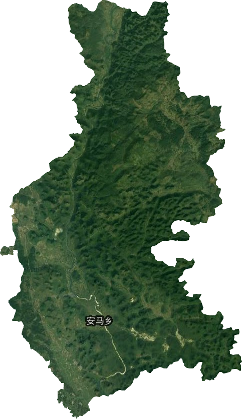 安马乡卫星图