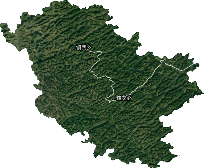 雅龙乡卫星图