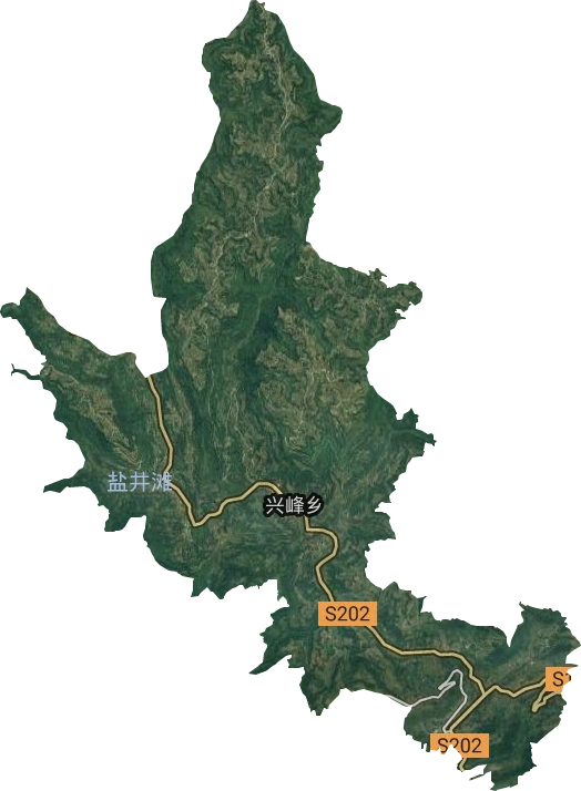 兴峰乡卫星图