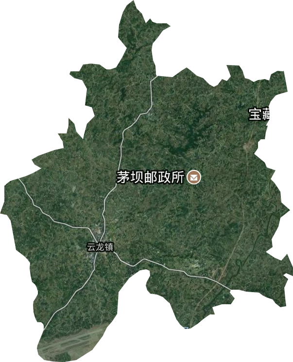 云龙镇卫星图