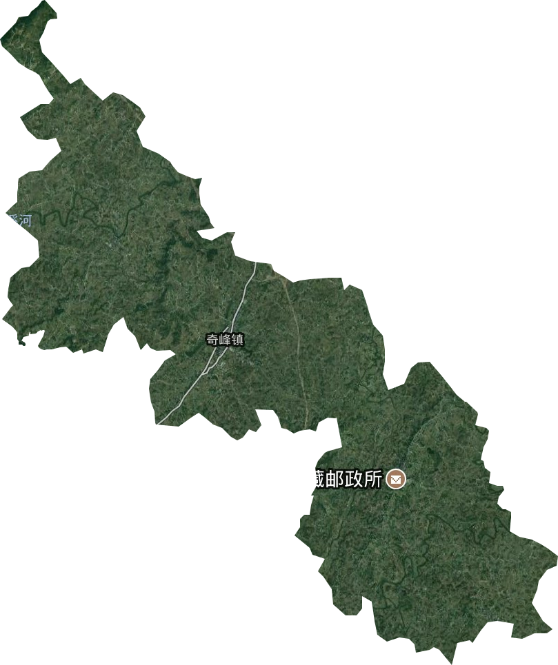 奇峰镇卫星图