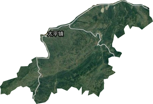太平镇卫星图