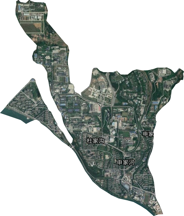 春雷街道卫星图