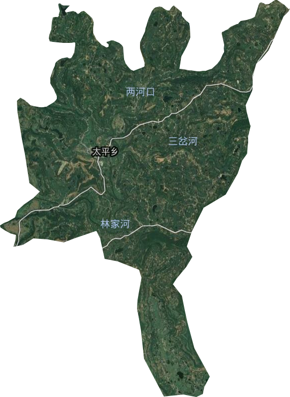 太平乡卫星图