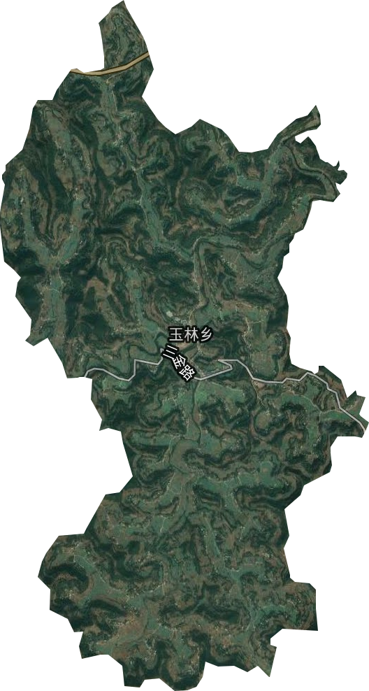 玉林乡卫星图