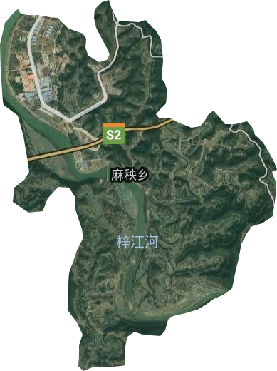 麻秧乡卫星图