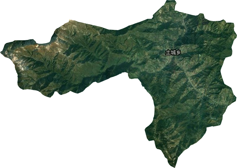 土城藏族乡卫星图
